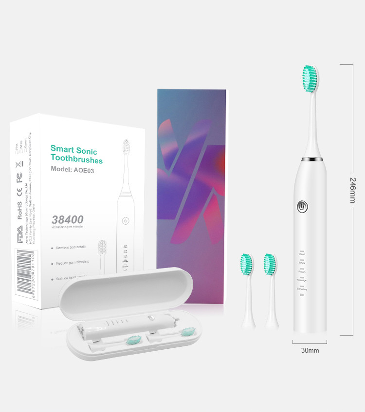 Waterproof Electric Toothbrush Whitening