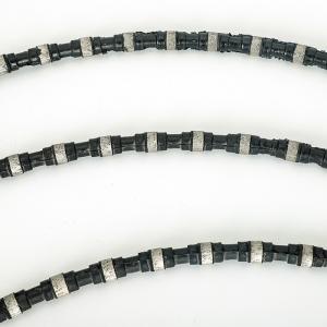 China Black Classical Diamond Wire Saw Mine Granite Diamond Cutting Rope on sale