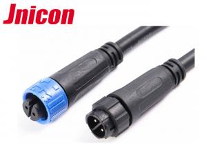 China Molding Cable 12V Male And Female Connectors Nylon Shell For Outdoor Light on sale