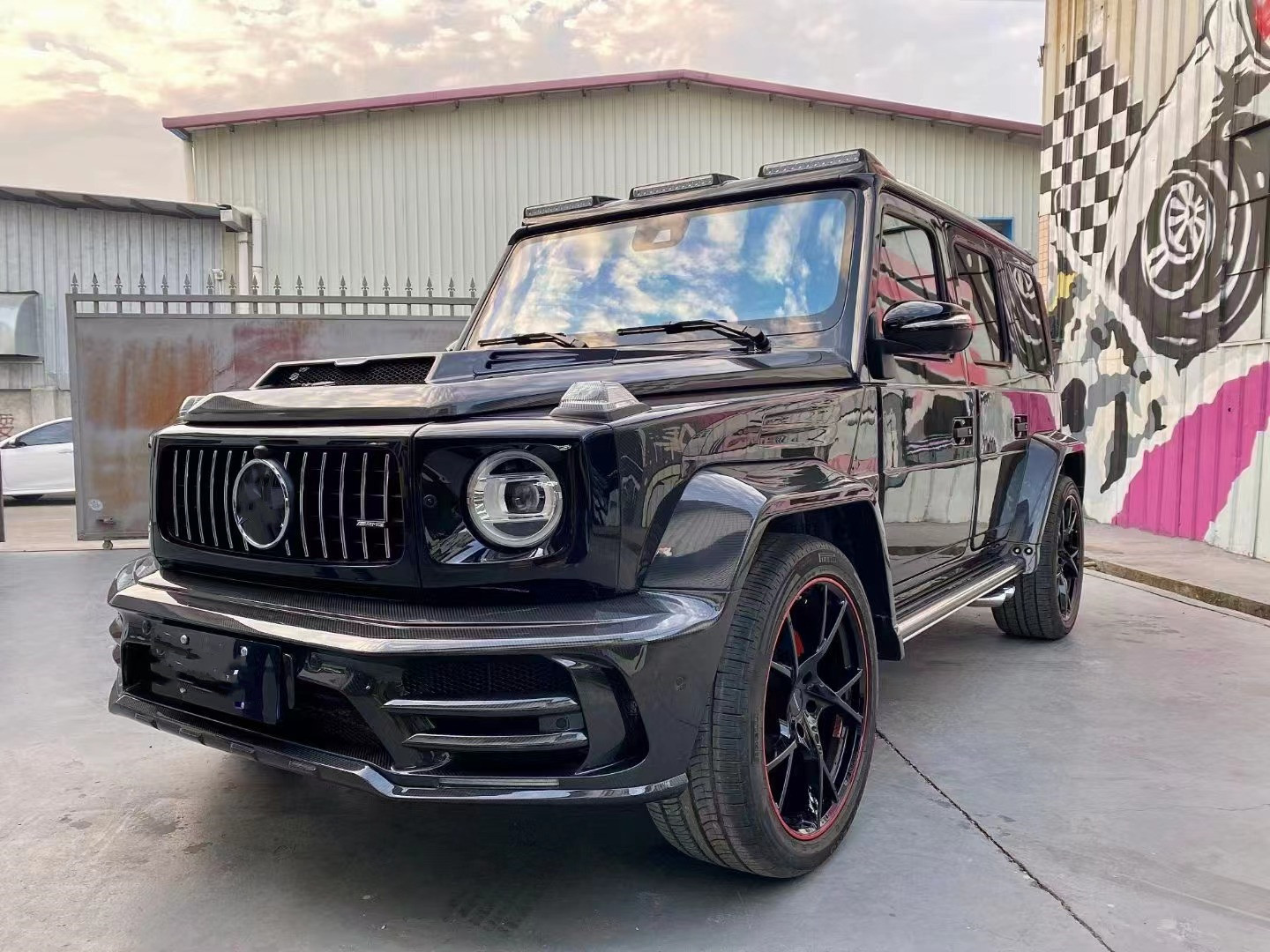 Auto Parts for Mercedes W464 G500 G550 G63 Body Kit W464 G500 G550 G63 Upgraded MSY Style Carbon Fiber Body Kit