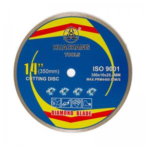 China Hot Press 14inch 350×2.2/3.2×10×25.4mm Diamond Tile Saw Blades For General Purpose ,Ceramic , Marble And Concrete on sale