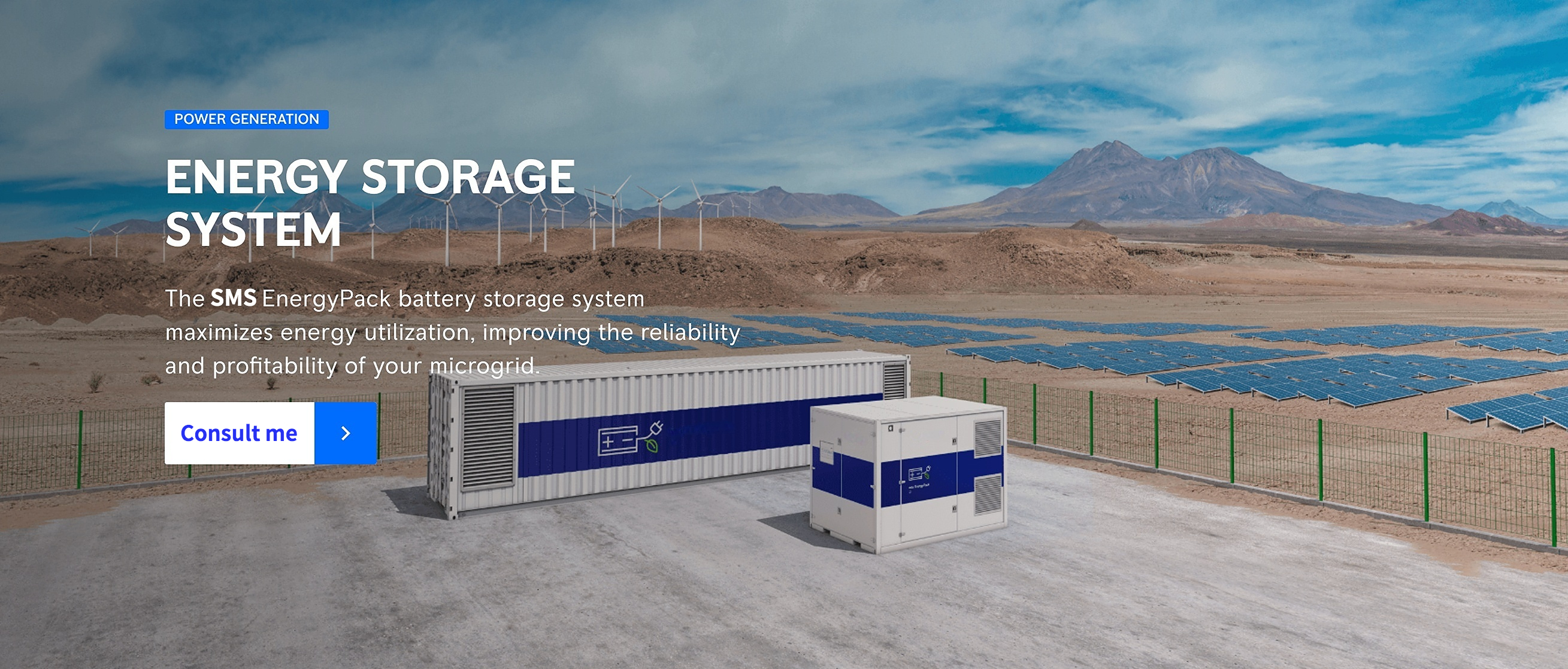 500KW 1mw Outdoor Lithium Battery Storage System Solar Wind Energy Hybrid Inverter Microgrid Power Plant For Ind