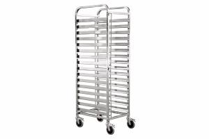 China RK Bakeware China Foodservice NSF 15 Tiers MIWI Oven Stainless Steel Baking Tray Trolley on sale