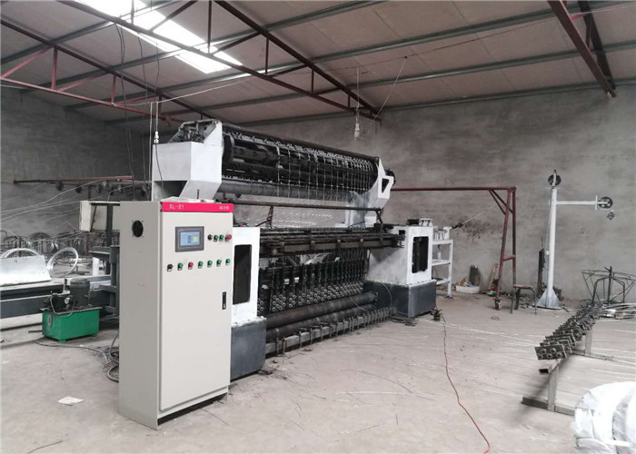 2.4m Wide Animal Field Fence Wire Net Making Machine Production 150 M / H