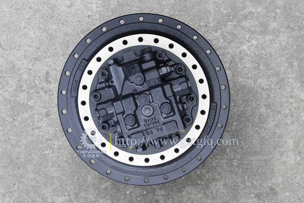 PC510-10MO Steel Polished Excavator Travel Gearbox With Motor Spare Part 2A8-27-00111/2A8-27-00121