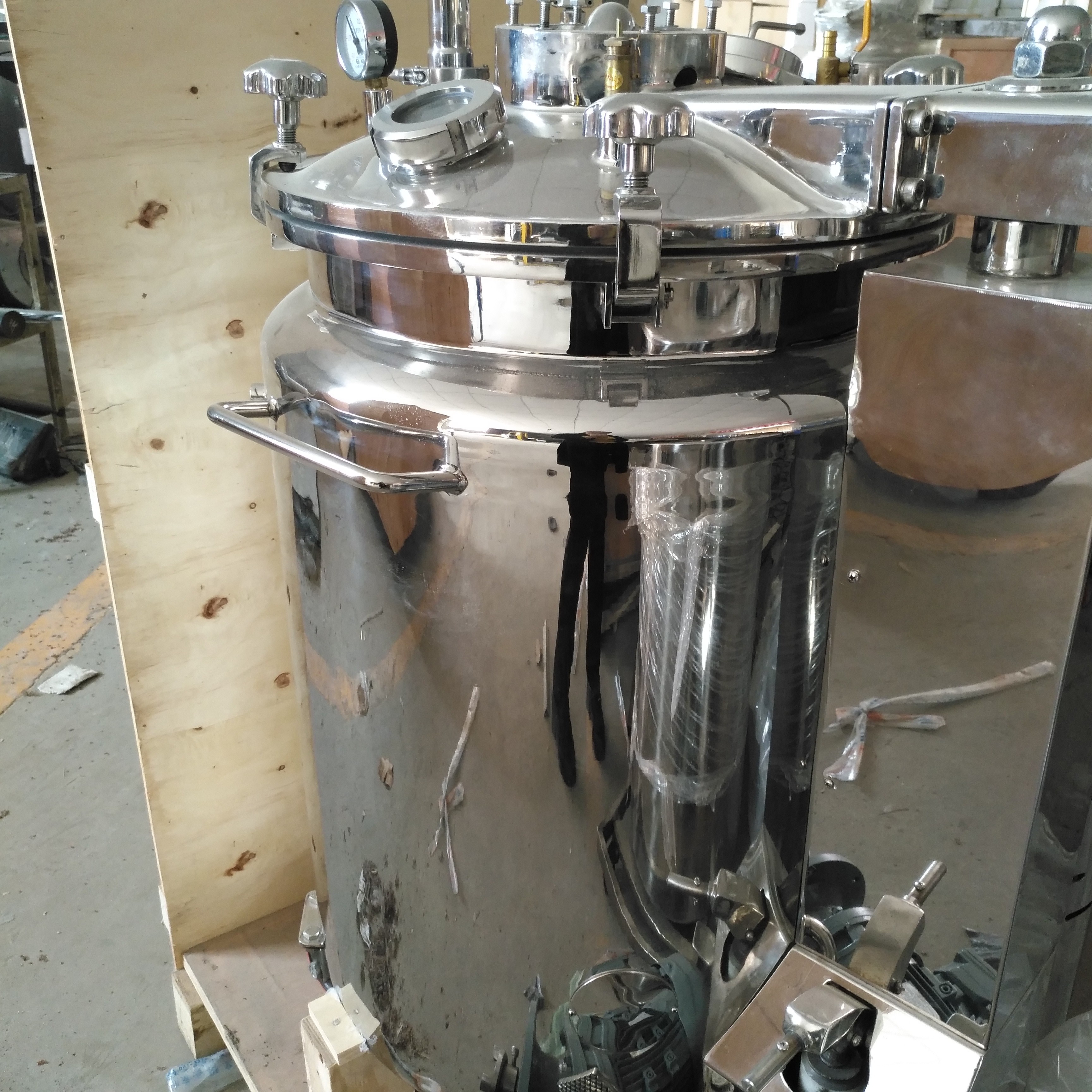Starch Movable Capsule Filling Equipment Gelatin Melting Tank / Stationed Gelatin Melter