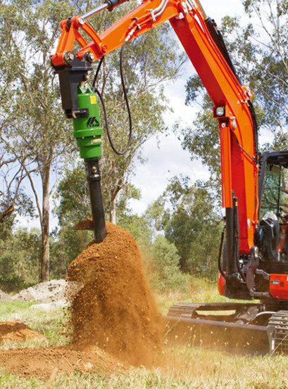 Hydraulic Earth Auger With Large Torque 5477 nm For Hole Digging