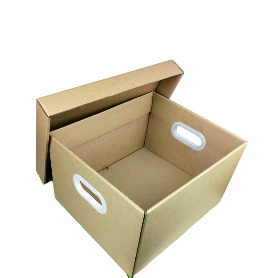 Moving Boxes With Reinforced Handle And Lids, Kitchen Moving Boxes with Reinforced Handle Lid Packing Supplies for Dishes and Glassware STOR/File