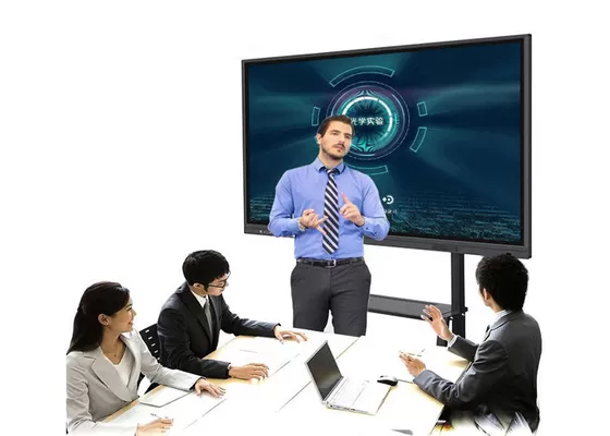Wifi Smart Interactive White Digital Board Touchscreen Mit For Teaching 3840X2160