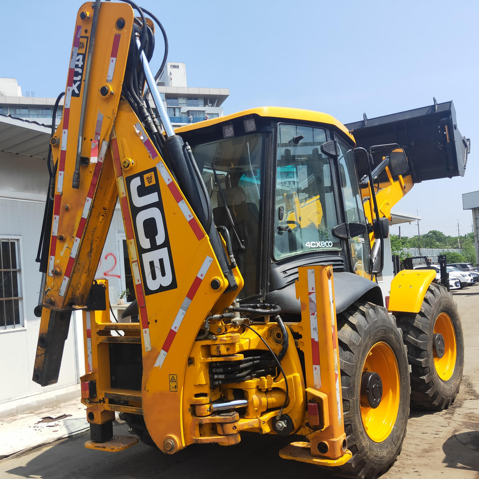 Original JCB 4CX Used Backhoe Loader 8 ton 81kW