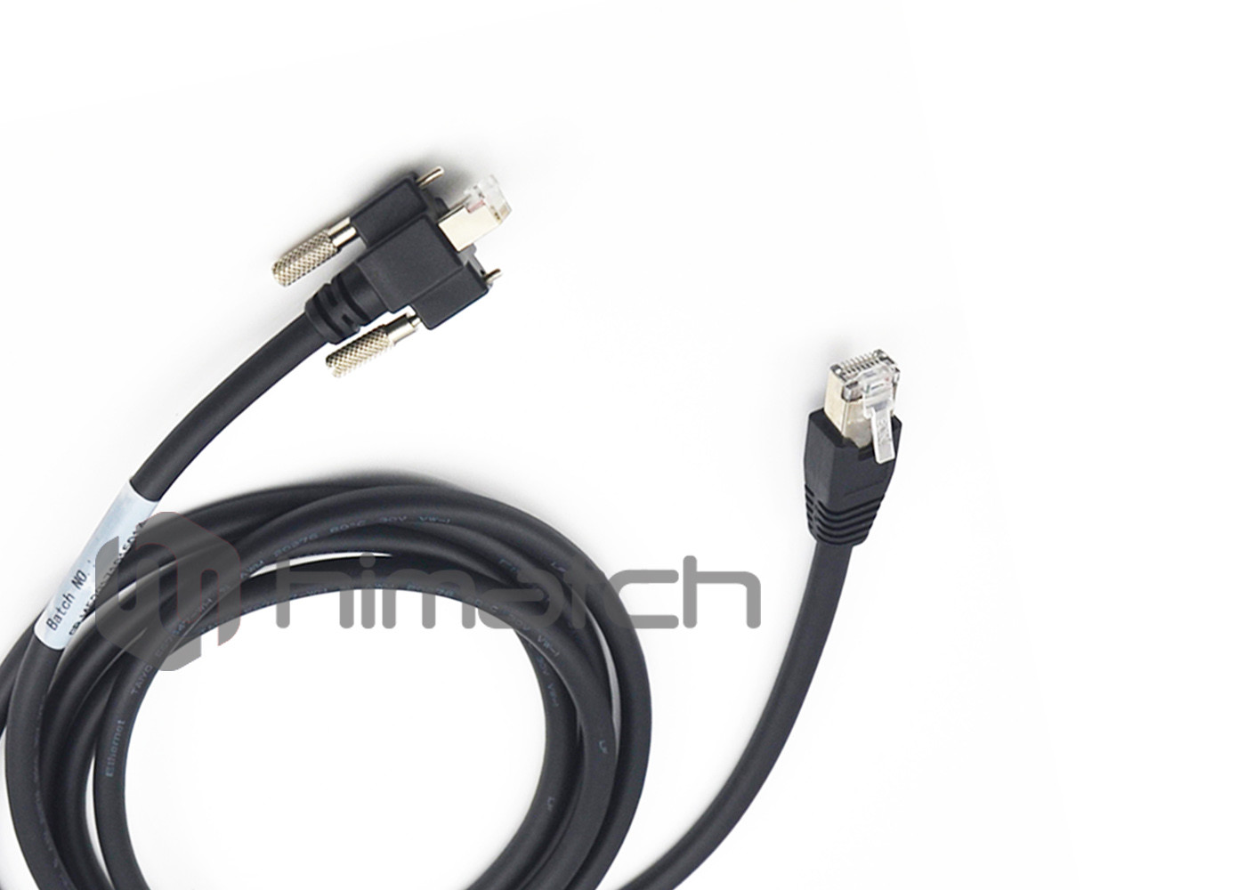 Industrial Gigabit Ethernet Cable / RJ45 GiGE Camera Cable With Torsion Angled