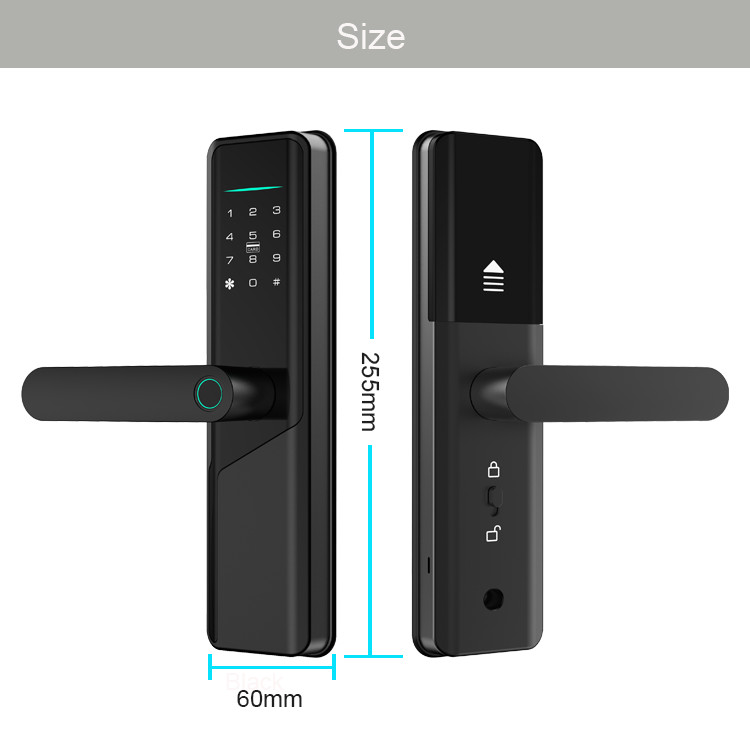 Card Password Tuya Deadbolt Keyless Smart Fingerprint Door Lock Smart Locks