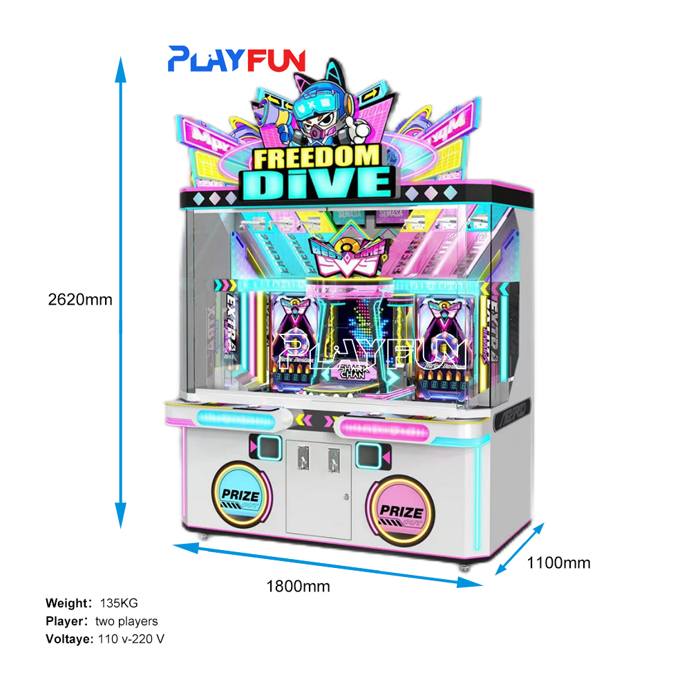 Playfun 2025 New Amusement Park Prize Redemption Machine Marble Pusher Coin Operator Game Machine for Shopping Mall