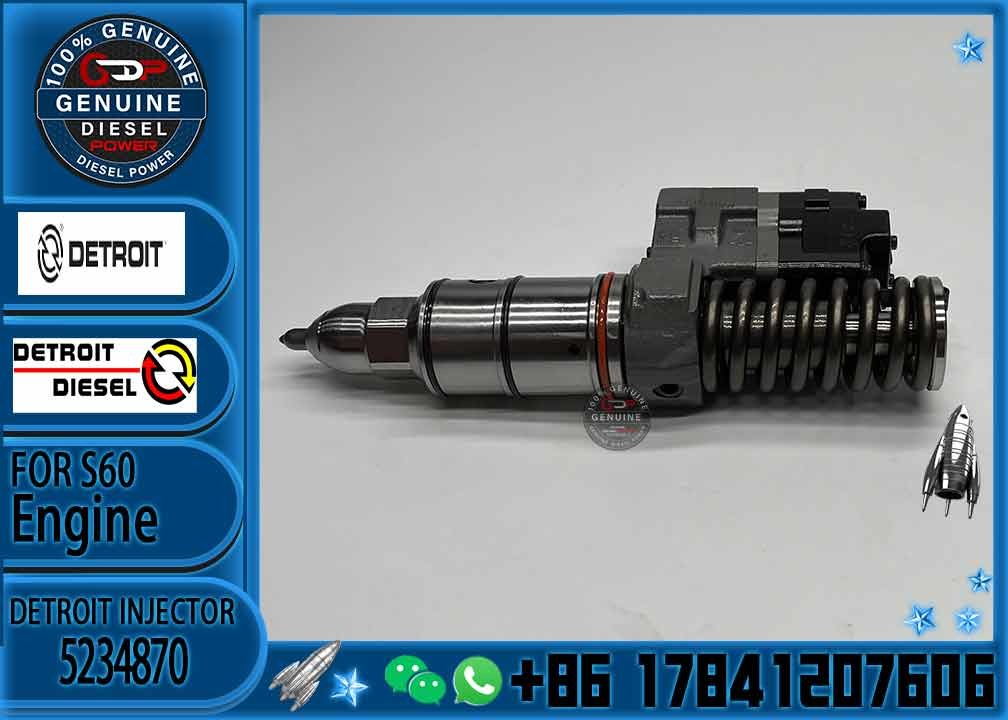 Detroit diesel engine series S60 11.1 and 12.7 L fuel injector 5234865 5234870
