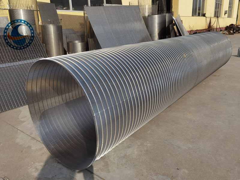 Reversed Profile Slotted Wedge Wire Pipe Stainless Steel 304