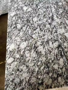 Quality Sea Wave Flower Chinese Grey Granite Stone Tiles For Flooring Walls 10-20mm for sale