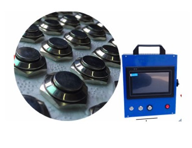 Steel Cylinder Dot Peen Marking Machine Pneumatic Driven 300W For Steel Bottle