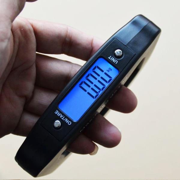 Belt Type Hand Scale For Luggage , ABS Plastic Luggage Measuring Scale