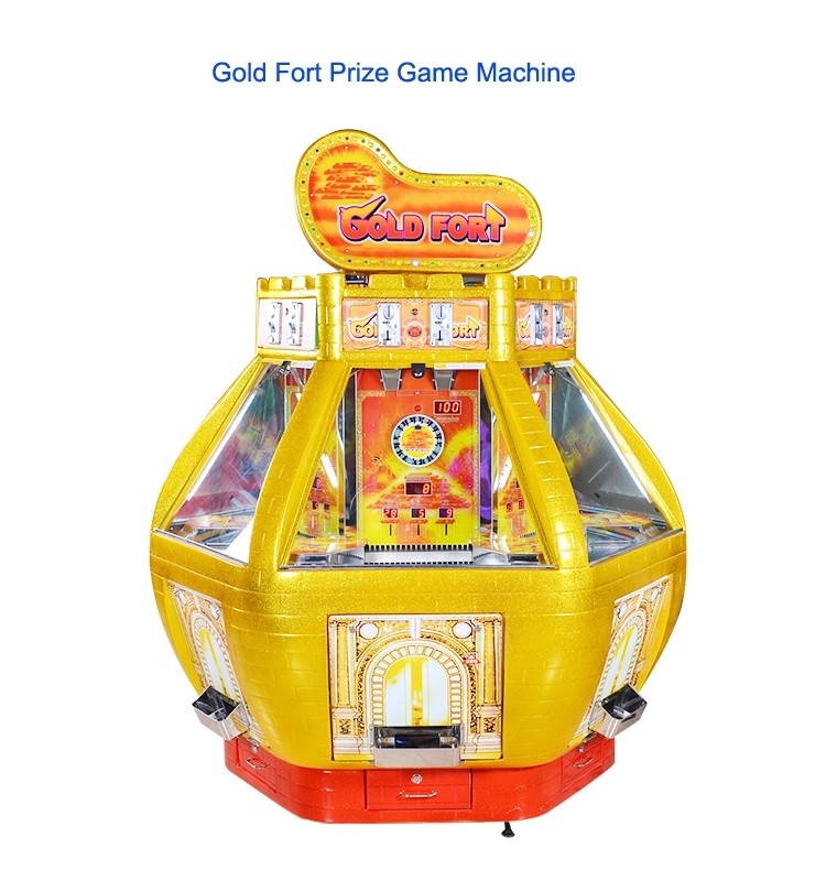 Six Players Redemption Arcade Machines Win Prize Lottery Customize Color