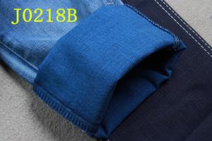 Quality 9OZ Denim Fabric With Tencel Cotton Polyester Spandex Blue Backside Desizing 3/1 Right Hand Twill for sale