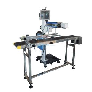 China 30W UV Flying Automatic Laser Marking Machine 1064nm Laser Wavelength on sale
