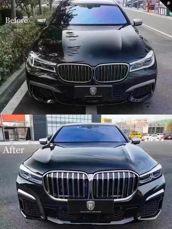 Revamped BMW 7 Series F02 G12 Body Kit With Through Taillight Standard Year 2007-2012