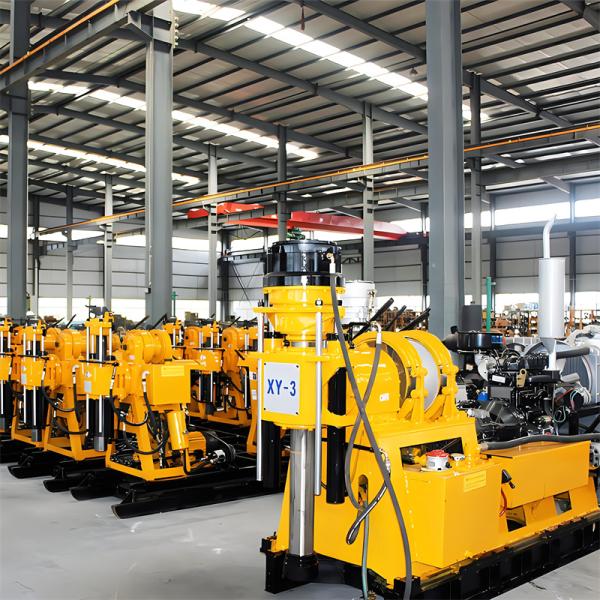 600m tracked mining exploration hydraulic core drilling machine/small engineering core drilling machine (XYD-3 type)