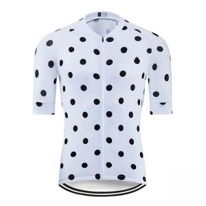 China Hot Sell Polkadot Cycling Jersey Men Cycling Jersey With Slim Fit on sale