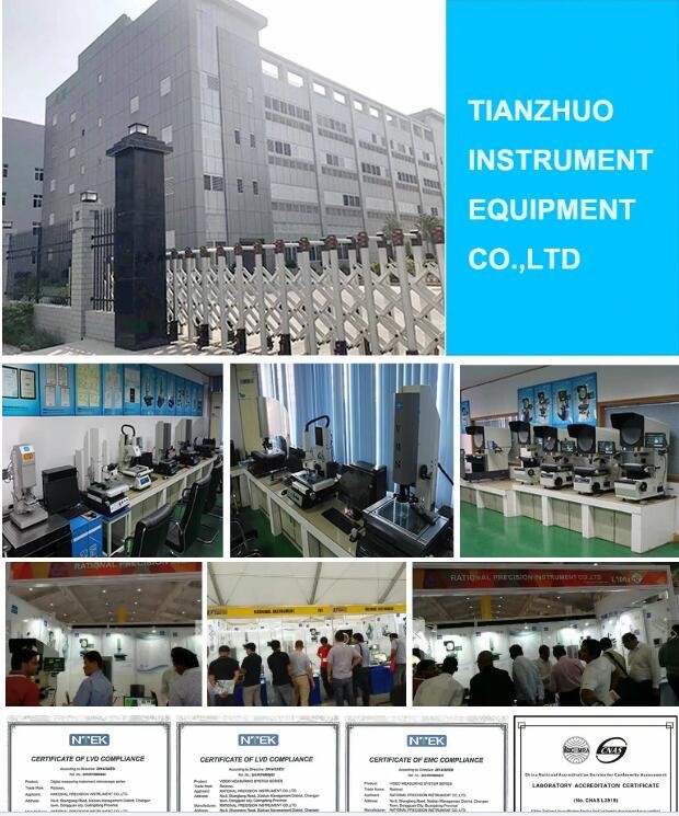 Mechanical Structure Horizontal Optical Comparator 450W Power With Edge Detector