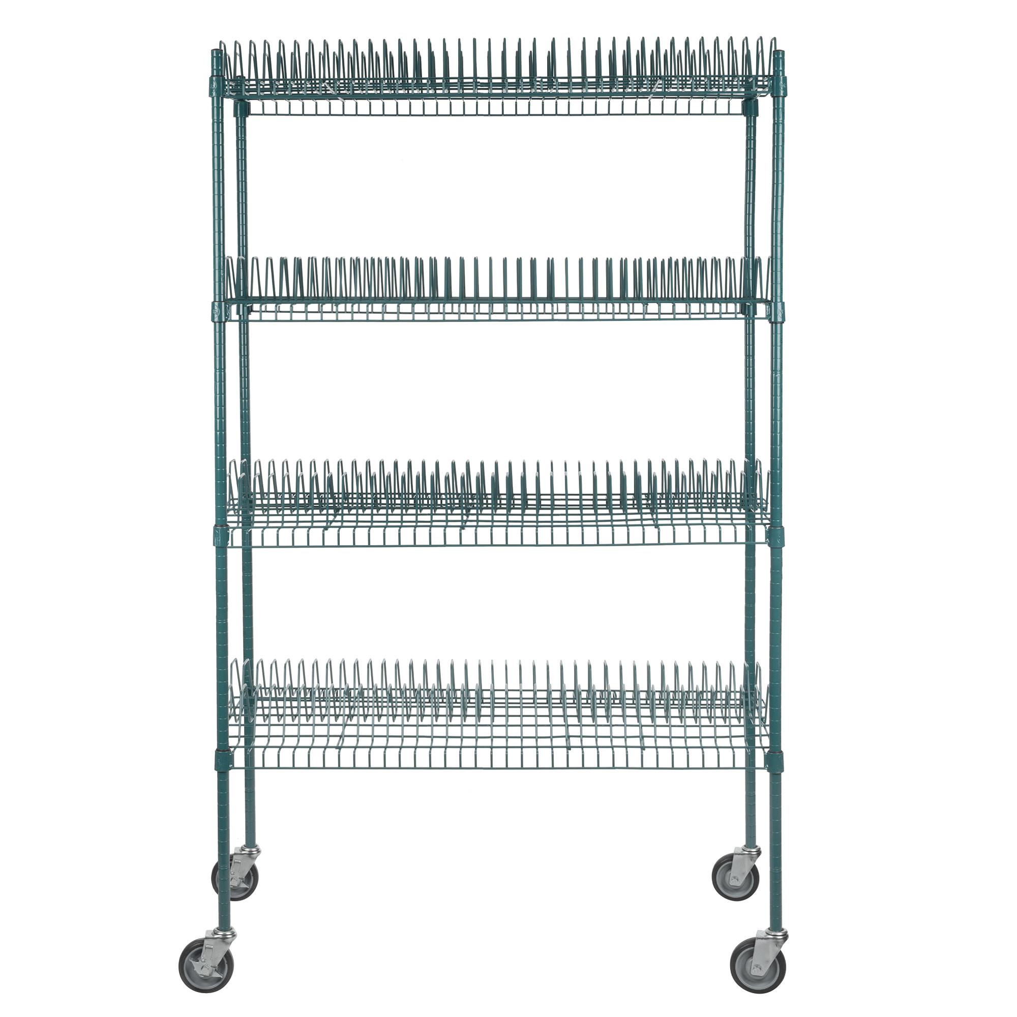 4 Levels Freestanding Drying Rack For Dining Essentials Store Sheet Pans , Trays Drying Wire Shelving For Kitchen