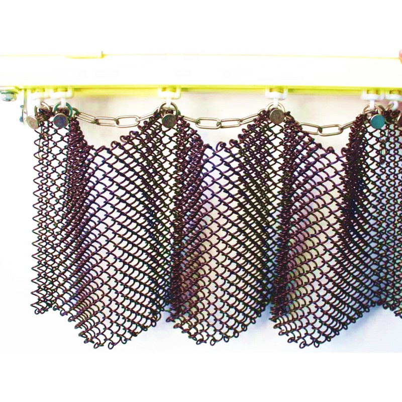 Bronze Diamond 1.2mm Wire Diameter Chain Link Curtain