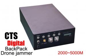 Quality Backpack Drone Radio Jammer Digital Source With Multi Frequency And 3000M Range for sale