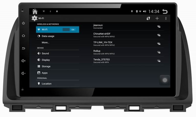 Ouchuangbo Car Multimedia stereo Audio dvd android player for Mazda Atenza 2014 with gps navigation 3G wifi BT SWC