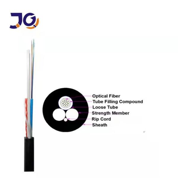 Aramid Yarn Fiber ADSS Cable Span 120m G652D 48 Core