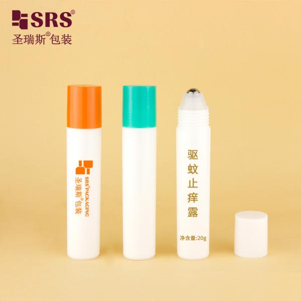 RPP-20ML Glossy Matte Finished In Mold Economical Injection Custom Color PP PCR Eco-friendly Rolll-On Design Leak Proof Bottle