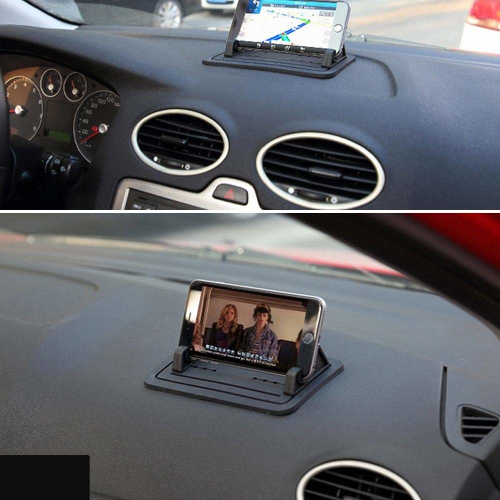 Silicone Car Phone Holder Car Phone Mount Silicone Car Pad Mat For Dashboards Slip Free Desk Phone Stand Holder
