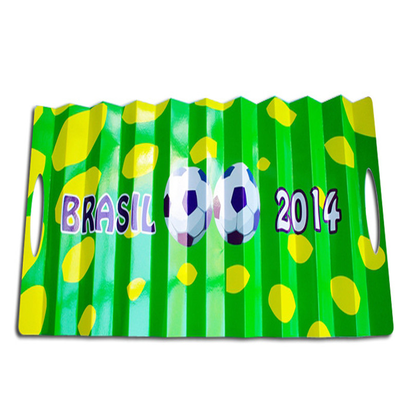 Football Paper Game Promotional Folding Cheer Fan Logo Customized