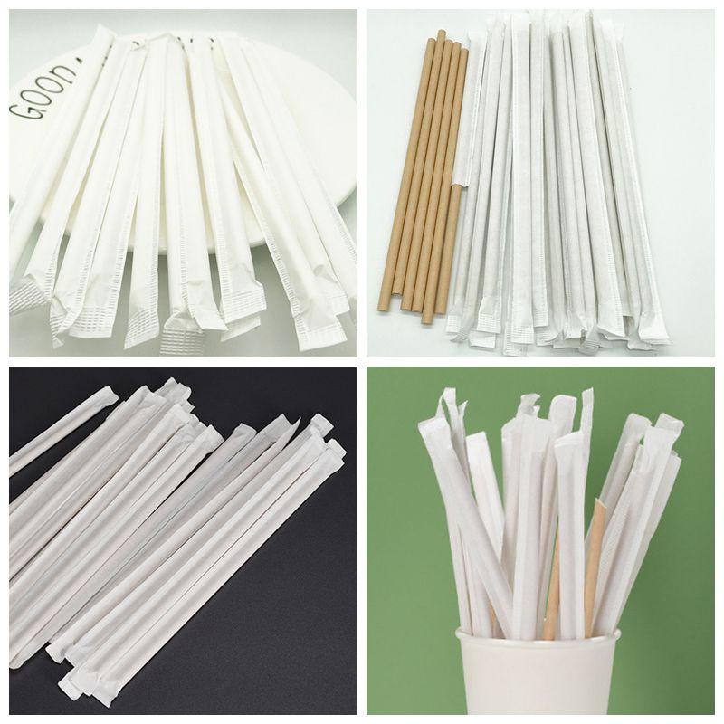 22mm - 53mm 28gsm Width White Kraft Paper Roll For Straw Wrapping 