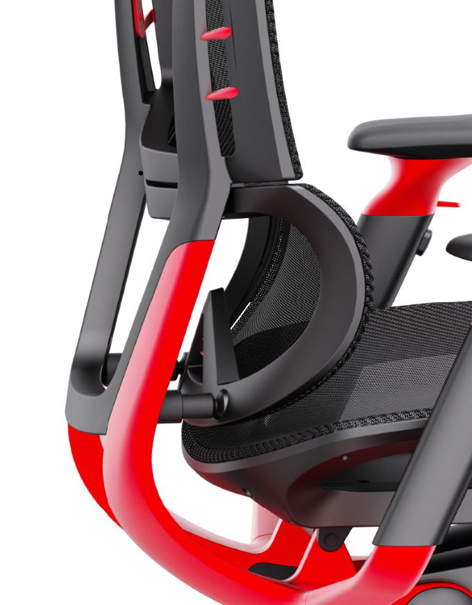 Foldable Breathable Mesh Office Chair Aluminum 3D Executive Mesh Chair With Headrest