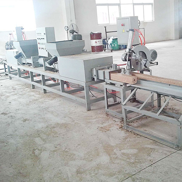 Semi Automatic Pressed Wood Shavings Pallet Block Machine