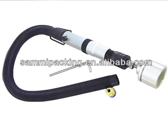 Portable Pneumatic Single Head Screw Pet Bottle LId Lock Capping Machine for Plastic Screw