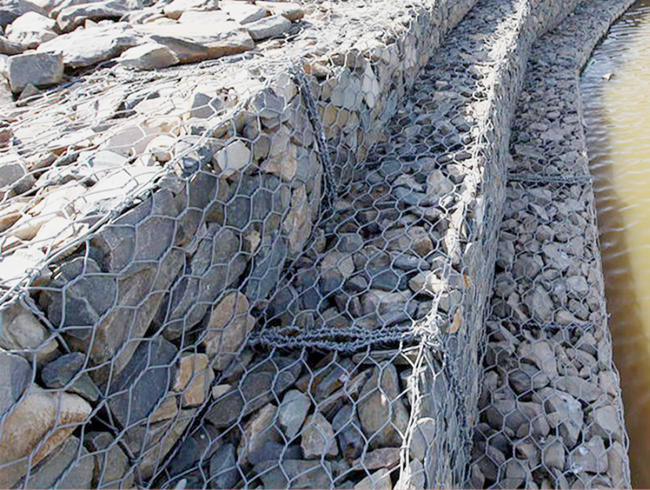 4mm Pvc Coated Gabion 80mm X 100mm Opening