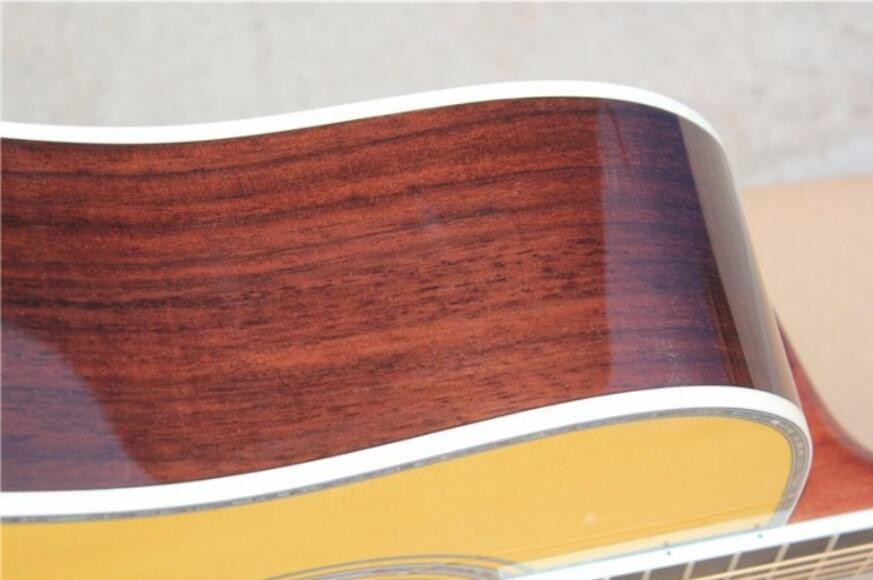 41 Inch Solid Wood Body Acoustic Guitar Sitka Mahogany Back and Side Authorized Grover Machine Heads