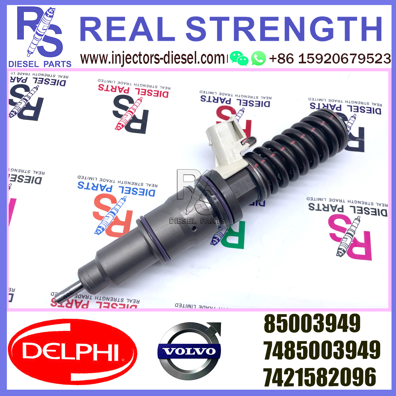 4 Pin Delphi Fuel Injection 21644598 85003949 7485003949 7421582096 E3.18