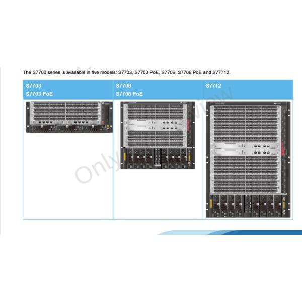 Capacity Stackable Network Switch S77 03/S7 703 PoE Layer 3 for Core Aggregation Needs