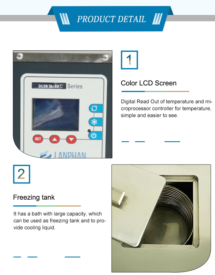 Chiller Lab Equipment 5L Cryogenic Circulation Chiller