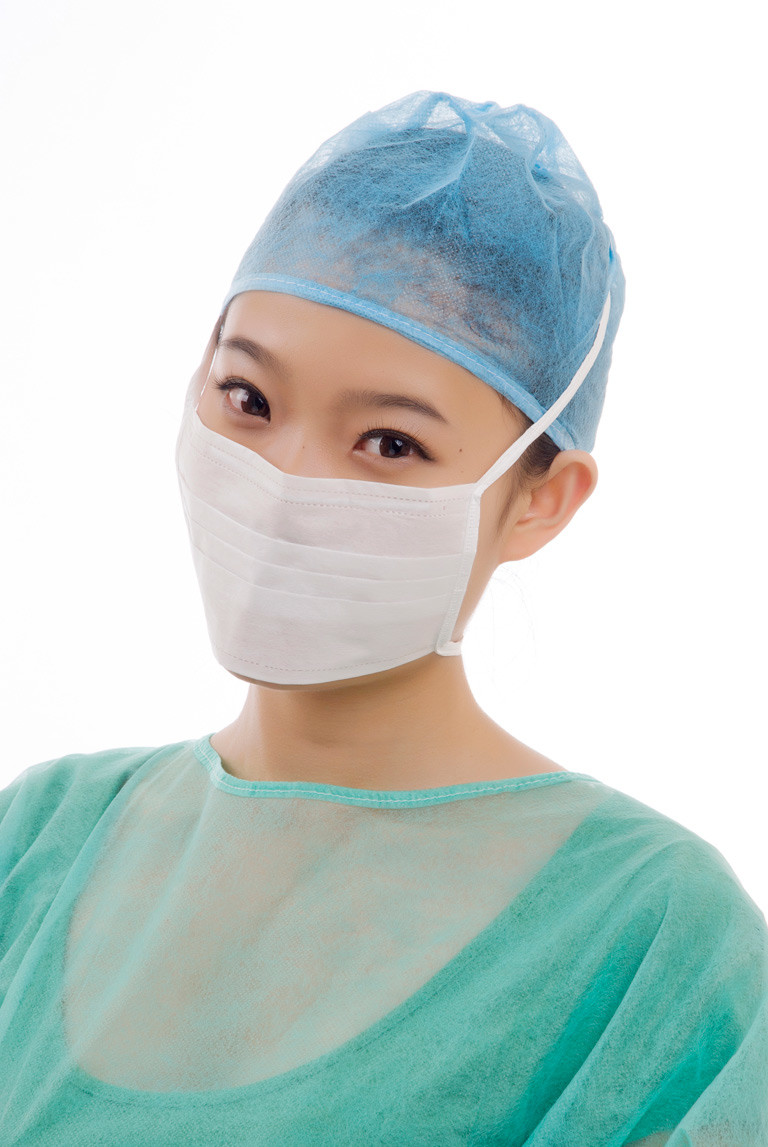 Tie On Medical 3 Ply Nonwoven Face Mask 9*18cm