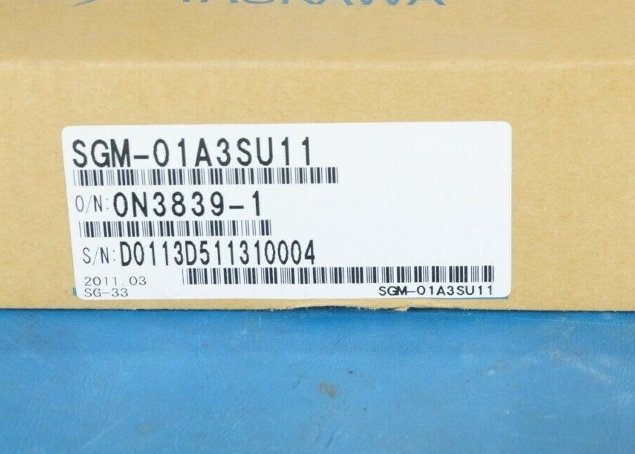 YASKAWA SGM-01A3SU11 AC SERVO MOTOR 200V 100W 0.87A 3000RPM Industrial Servo Motor