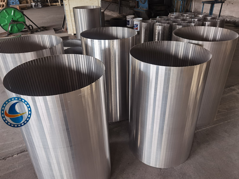 3m Length Ss Grade 304 Vee Wire Screen Pipe Infiltration Gallery At Intake Well