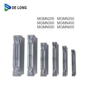 Quality MGMN400 MGMN500-T Tungsten Carbide Inserts Clean Grooving for sale